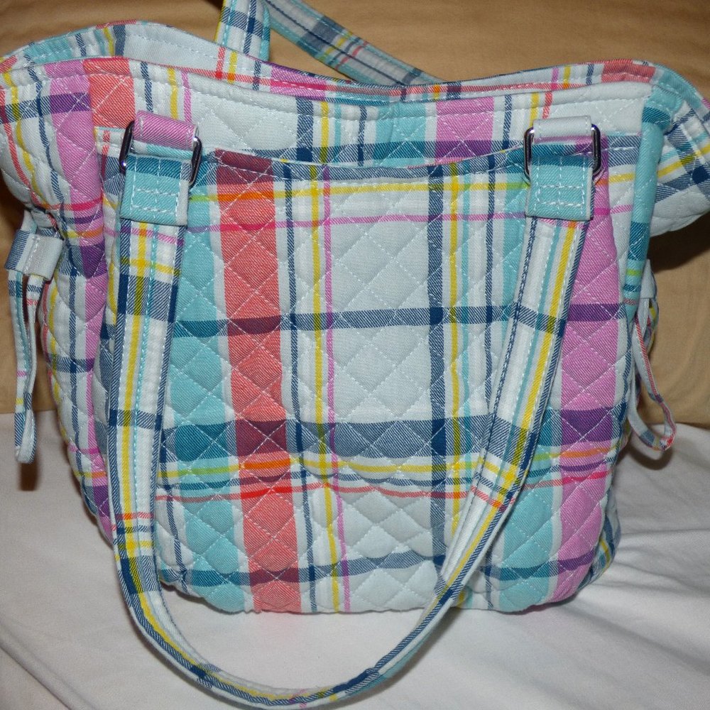 Vera Bradley factory plaid purse and a bonus Land's End bag!